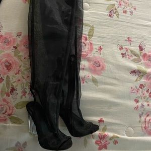 Forever 21 thigh high boots
